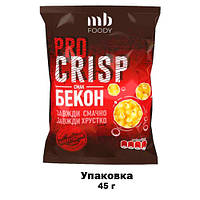 PRO CRISP бекон, воздушные кукурузные шарики, быстрый вкусный перекус со вкусом бекона, закуска к пиву