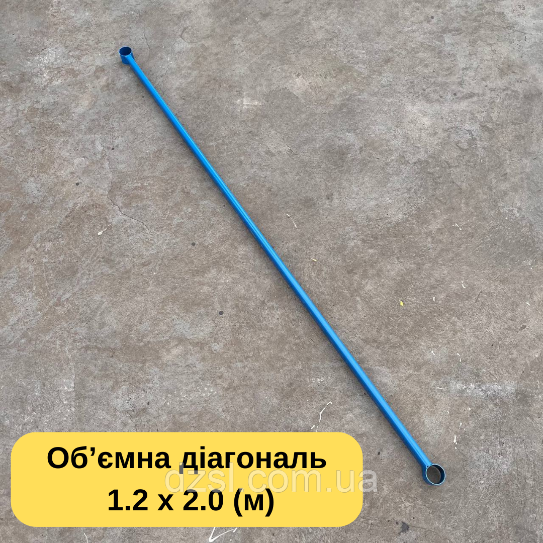 Вишка тура 1.2 х 2.0 (м), об'ємна діагональ будівельної вишки