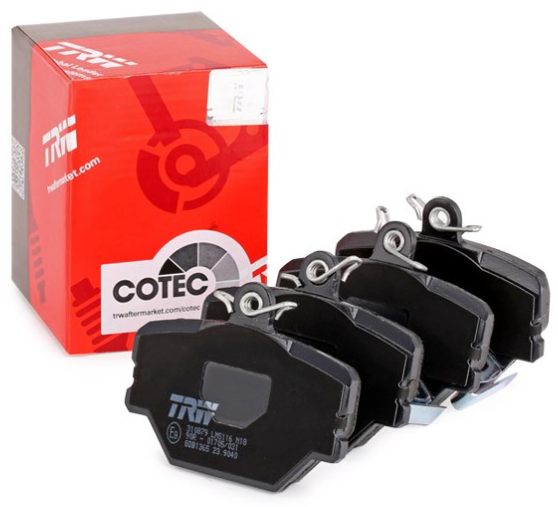 Передні гальмівні колодки Smart Fortwo, City, Cabrio, Roadster (A4514210010) TRW GDB1365, фото 1