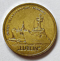 Польша 2 злотых 2013, Польские суда: Военно-транспортный корабль «Люблин»