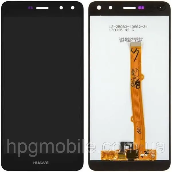 Дисплей Huawei Y5 2017/Y6 2017/Y5 III/Honor 6 Play/ Nova Young 4G модуль (екран,сенсор) оригінал, Чорний, фото 1