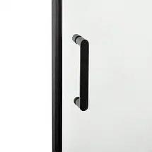 Душова кабіна Qtap Virgo BLA1099AC8 90x90х190 см без піддону чорна скло прозоре 8 мм, фото 6