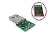 Модуль USB 2.0 Type A Male в DIP-4 роз'єм на платі pcb, фото 5
