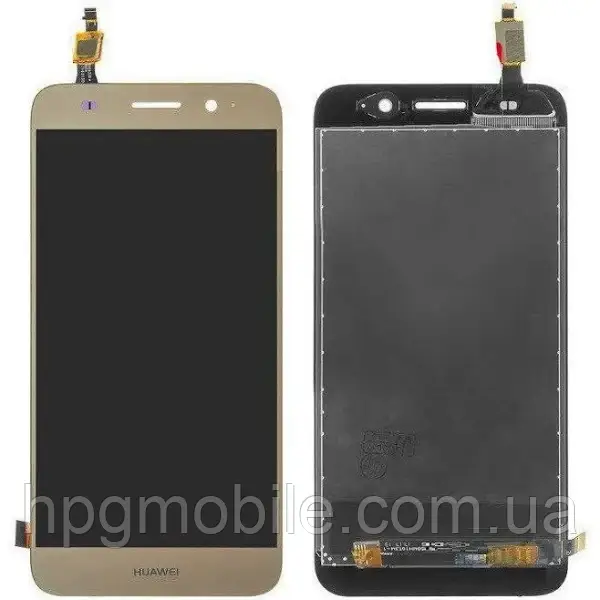 Дисплей Huawei Y3 2017 / Y5 Lite 2017 модуль (екран,сенсор) оригінал, Золотий, фото 1