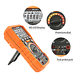 Мультиметр, вимірювач опору ізоляції (мегаометр) PeakMeter PM1508 портативний, фото 5