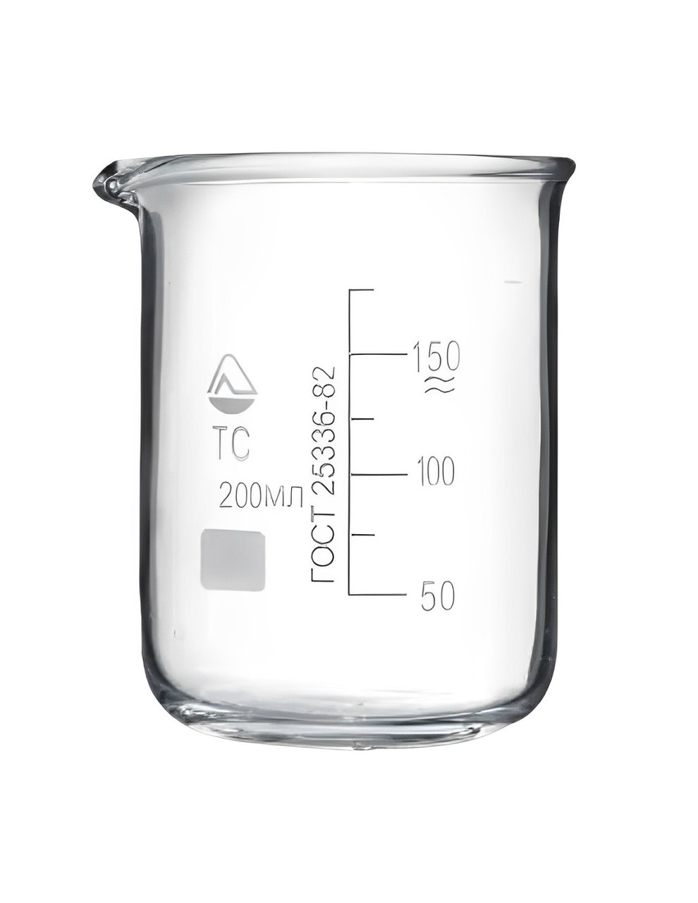 Склянка Н-1-200 (зі шкалою) ТУ У 26.1-14307481-043:2007