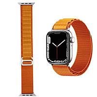 Ремешок нейлоновый к часам SmartX Ultra / Apple Watch крепления на 42/44/45/49 мм оранжевый (UR160O)