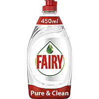 Засіб для ручного миття посуду Fairy Pure & Clean 450 мл (8001090837424)