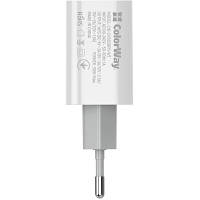 Зарядний пристрій ColorWay PD Port PPS USB Type-C (30 W) white (CW-CHS038PD-WT), фото 9