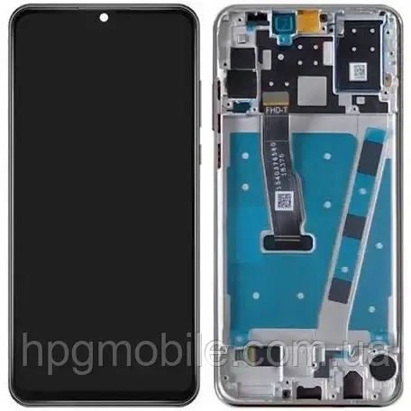Дисплей Huawei P30 Lite 2020 48MP/Nova 4e модуль (екран, сенсор) з рамкою, Чорний, фото 1