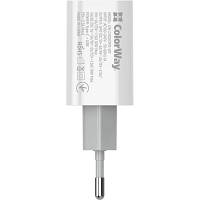 Зарядное устройство ColorWay PD Port PPS USB (Type-C PD + USB QC3.0) (30W) (CW-CHS037PD-WT), фото 4