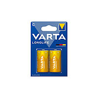 Батарейка Varta C (LR14) Longlife щелочная * 2 (4114101412)