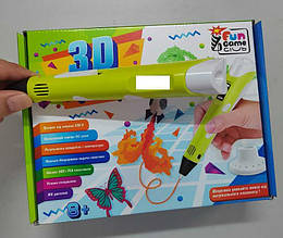 3D РУЧКА  "4FUN Game Club", USB кабель живлення, в коробці  22х6х17 см 36182