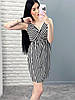 Літнє плаття-сарафан в смужку "Indiana" оптом | Батал | Розпродаж моделі, фото 5
