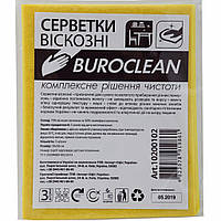 Салфетки для уборки Buroclean вискозные 30х38 см 3 шт. (4823078919861)