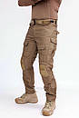 Штани тактичні з наколінниками. ESDY. Койот, фото 5