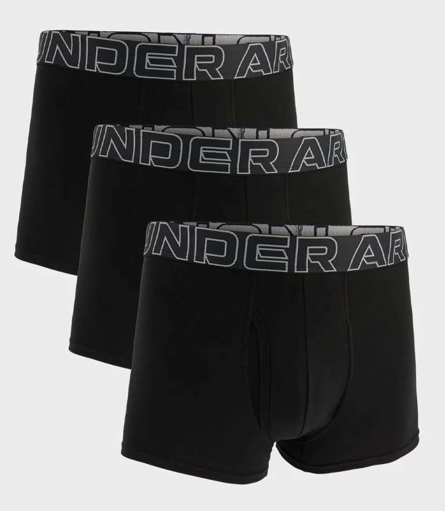 Труси M UA Perf Cotton 3in чорний Чол XXL