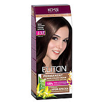 Стойкая крем-краска для волос «Elitan» intensive and natural color, 3.57 Горький шоколад