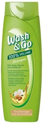 Шампунь з ментолом для всіх типів волосся Wash & Go, 400 ml, фото 1