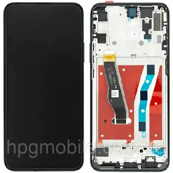 Дисплей Huawei P Smart Z/Y9 Prime 2019/Honor 9x модуль (екран,сенсор) з рамкою, Чорний, фото 1