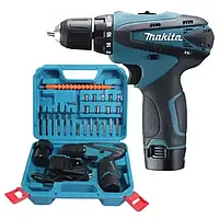 Акумуляторний шуруповерт Makita DF330DWE 12V з набором біт