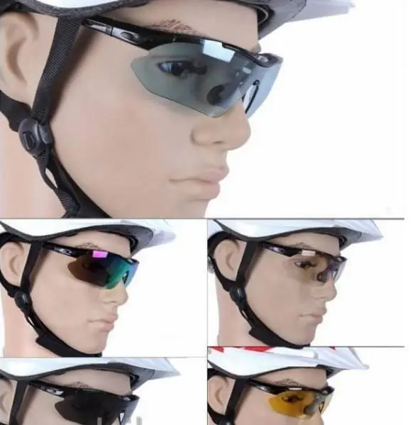Окуляри для активних видів спорту Окуляри велосипедні зі змінними лінзами RockBros Polarized 5 лінз UV400