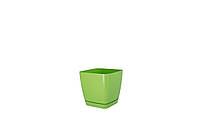 Цветочный горшок Form Plastic Тоскана 3,7 л 17х16 см Светло-зеленый