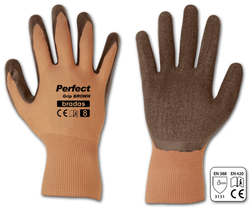 Рукавички захисні PERFECT GRIP GRAY латекс, розмір 9, RWPGGY9, фото 1