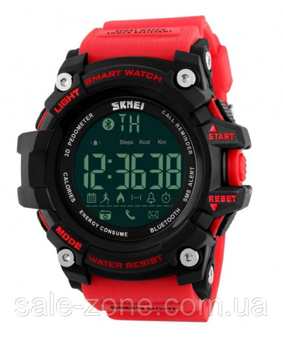 Спортивные наручные часы Skmei 1227 Красные - фото 5 - id-p553287855