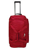 Сумка на колесах середня M червона 65x32x34/70л/2.2кг/Worldline 898-65, фото 3