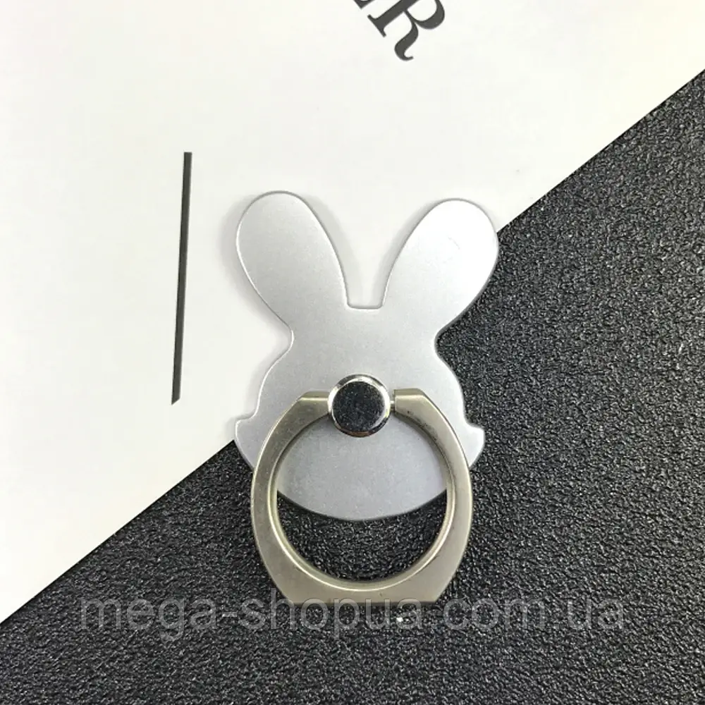 Кільце тримач попсокет popsockets тримач для телефона EB73 Сріблястий. Підставка для смартфона