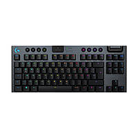 Клавиатура Logitech G915 TKL Tenkeyless Lightspeed Wireless RGB GL Clicky UA Carbon (920-009537)