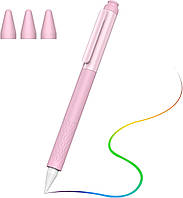 Футляр для ручки MoKo, сумісний з Apple Pencil 2+3 змінні пружинні кришки Рожевий