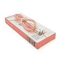 Кабель iKAKU KSC-723 GAOFEI PD60W smart fast charging cable (Type-C to Lightning), Pink, длина 1м, BOX i