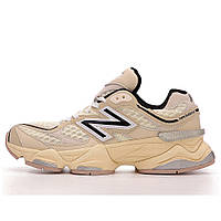 Женские кроссовки New Balance 9060 Turtledove Black Silver Metallic U9060DUA Cream Beige нью беланс 9060 нб NB