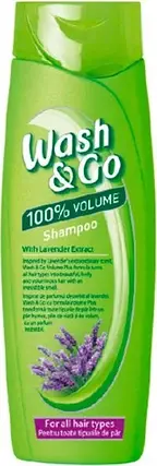 Wash&Go Шампунь для всіх типів волосся з лавандою 360мл (6814), фото 1