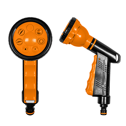 Пістолет для поливу 7 режимів QUICK STOP, BLACK LINE, ECO-4442, фото 1