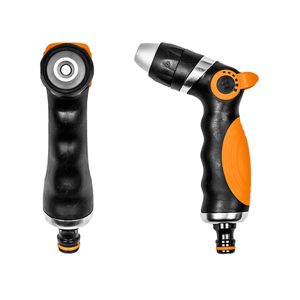 Пістолет для поливу металевий регульований прямий, BLACK LINE, ECO-2036, фото 1