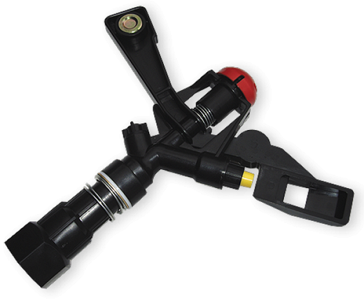 Зрошувач пульсівний AQUA JET із внутрішньою різьбою 3/4" / ø20м, BLACK LINE, AJ-TS6005, фото 1