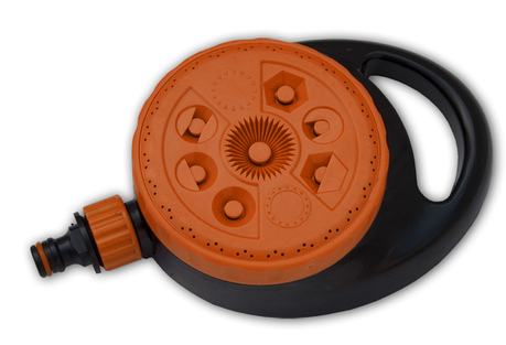 Зрошувач статичний з 8 режимами, BLACK LINE, ECO-1080, фото 1