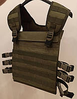 Плитоноска разгрузка Molle Кордура 1000 Хаки (без плит) MSH