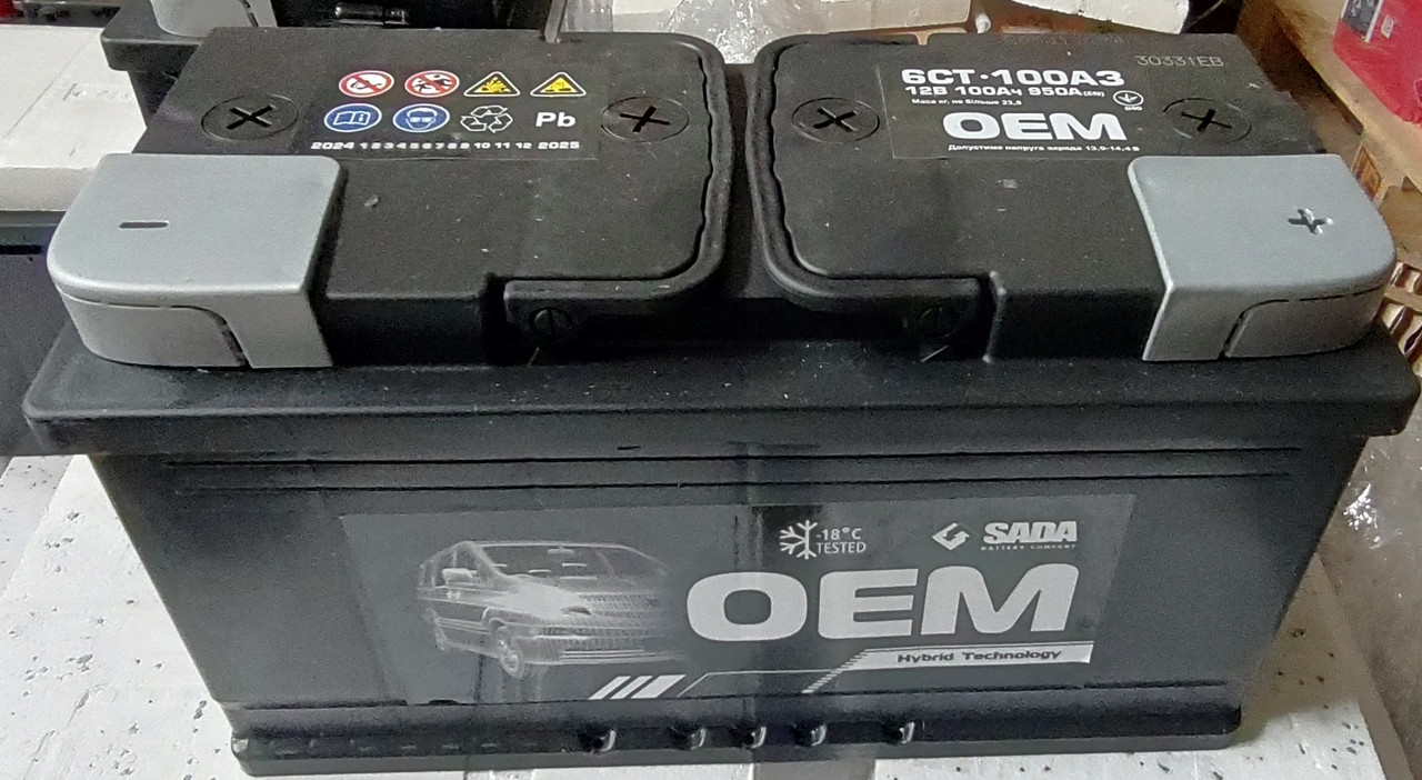 АКБ 6 ст 100 А (950EN) (0) OEM SADA  Євро, фото 1