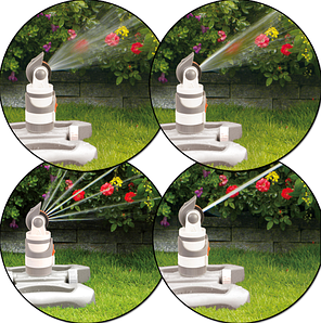 Зрошувач обертовий 4-х режимний на пластиковій підставці, WHITE LINE, WL-Z11, фото 2