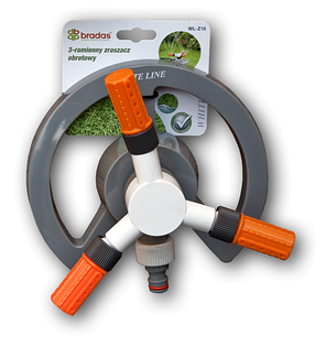 Зрошувач обертовий 3-х ріжковий, WHITE LINE, WL-Z16, фото 2