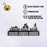 Медальниця металева "Swim Bike Run", фото 7