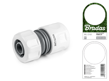 Конектор 1", POWER JET, STANDARD, WHITE LINE, WL-2161, фото 2