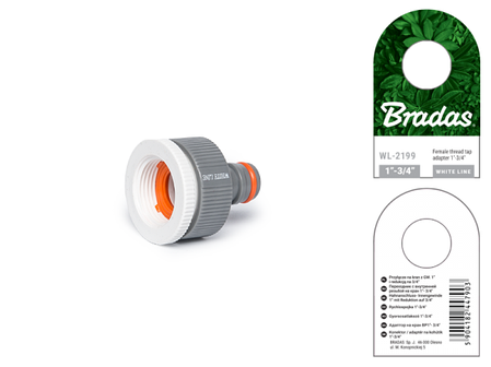 Адаптер на кран редукційний із внутрішньою різьбою 1" / 3/4", WHITE LINE, WL-2199, фото 2
