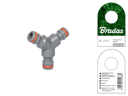 Трійник для з'єднання трьох конекторів, WHITE LINE, WL-2210, фото 2