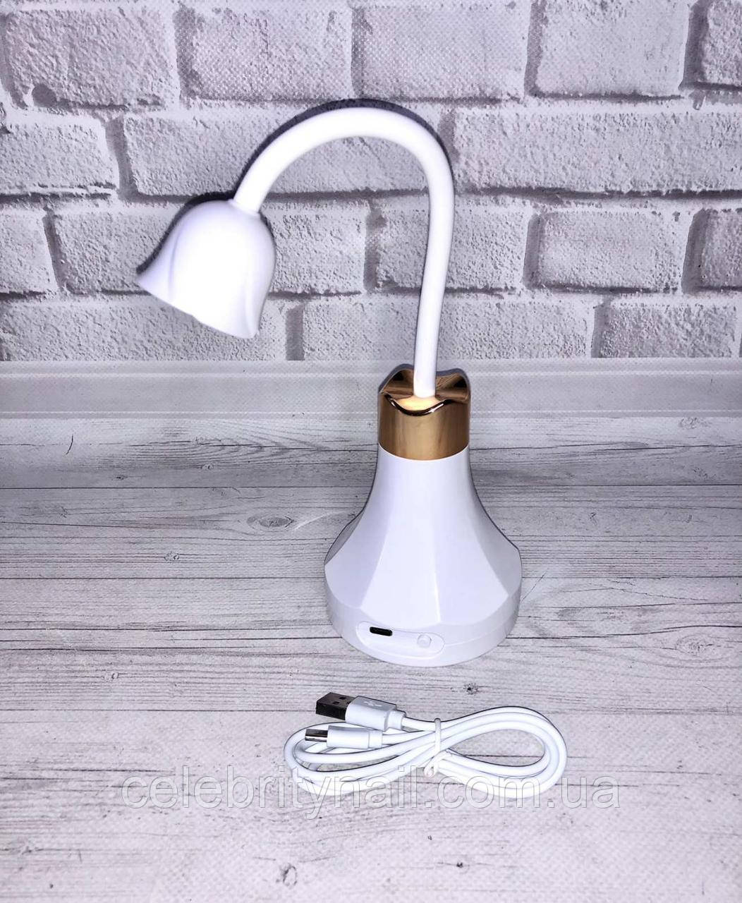 Лампа настільна для сушіння гель-лаку на USB L-R/L Rose, 18 Вт