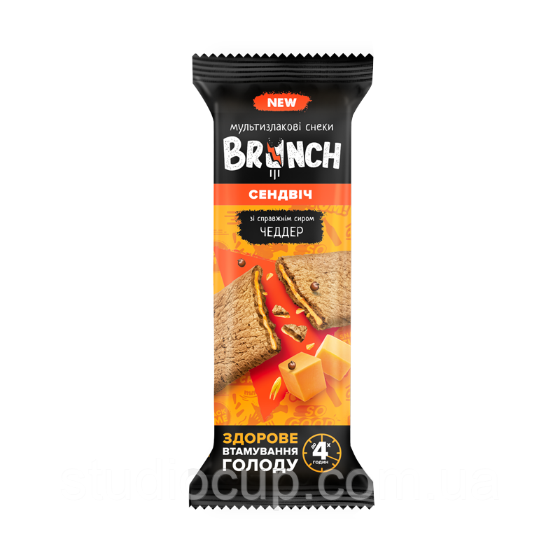Сендвіч Чеддер "Brunch" 1шт/47г (мультизлаковий)